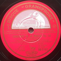 Disque Gramophone : Cortot - Chopin Etudes